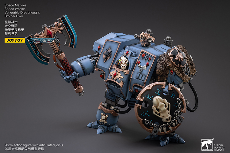 (JOYTOY) Space Marines Space Wolves Venerable Dreadnought Brother Hvor JT2764-1682774966.jpg
