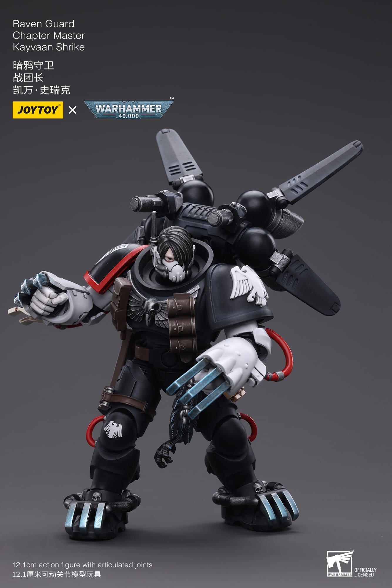 [JoyToy] Action Figure Warhammer 40K Raven Guard Chapter Master Kayvaan Shrike JT6427-1687172870.jpeg