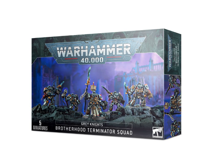 WARHAMMER 40K GREY KNIGHTS BROTHERHOOD TERMINATOR SQUAD