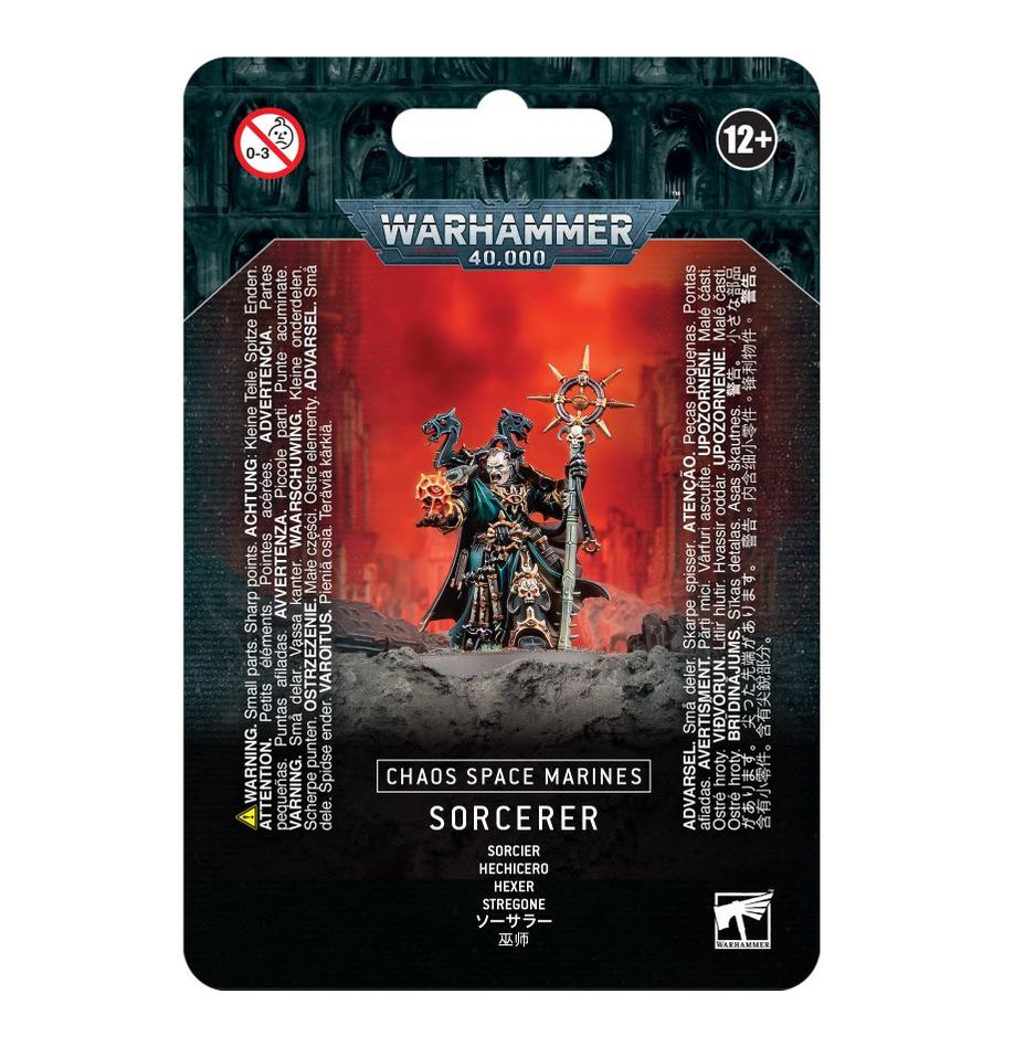 WARHAMMER 40K CHAOS SPACE MARINES: SORCERER