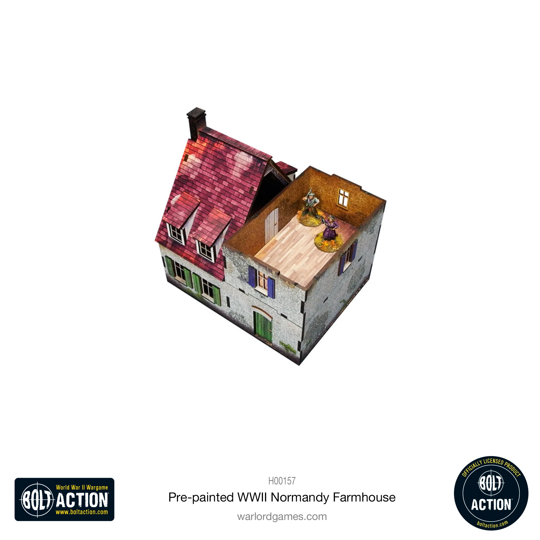 Bolt Action: Pre-painted WWII Normandy Farmhouse-1711114575-vzCIy.webp