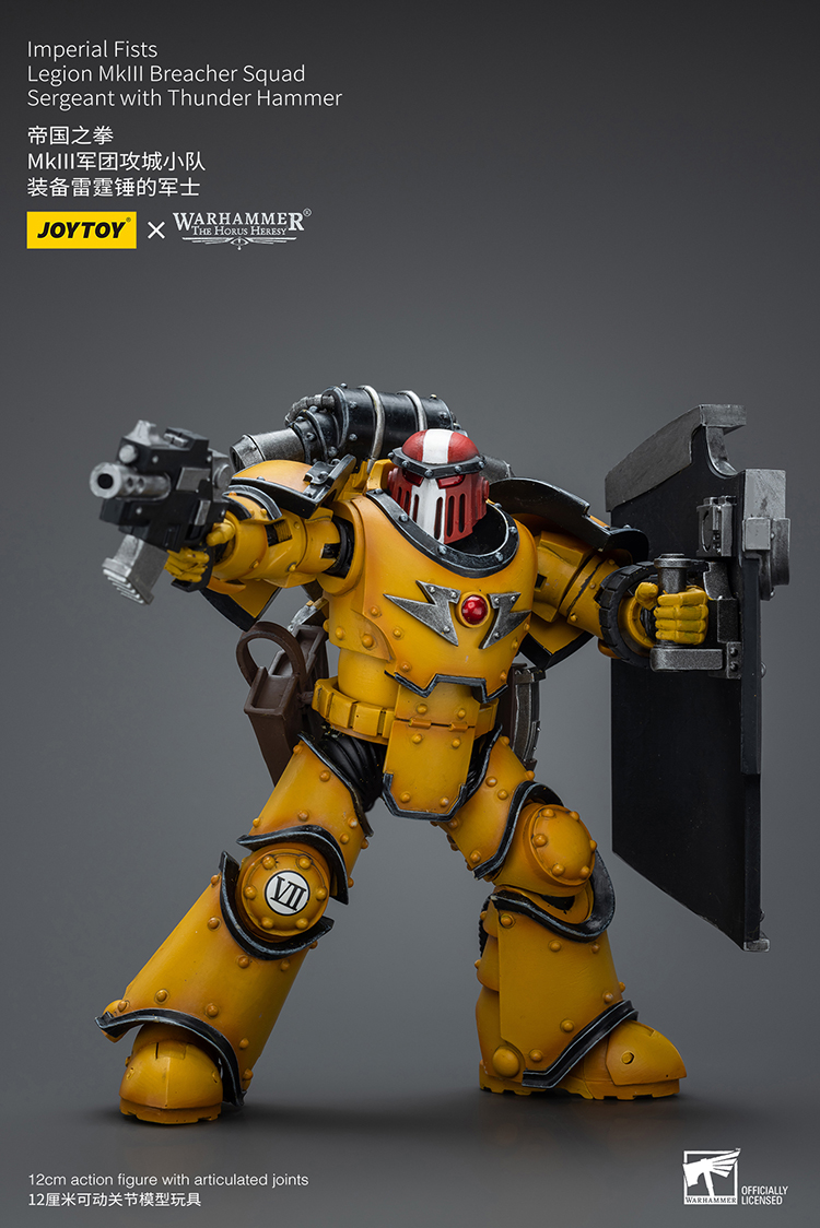 [JOYTOY]Imperial Fists Legion MkIII Breacher Squad Sergeant with Thunder Hammer JT9107-1711266253-g1LbJ.jpg