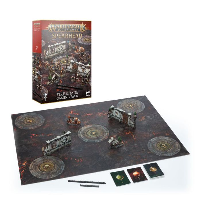 (GW) AOS : FIRE & JADE GAMING PACK (ENGLISH)