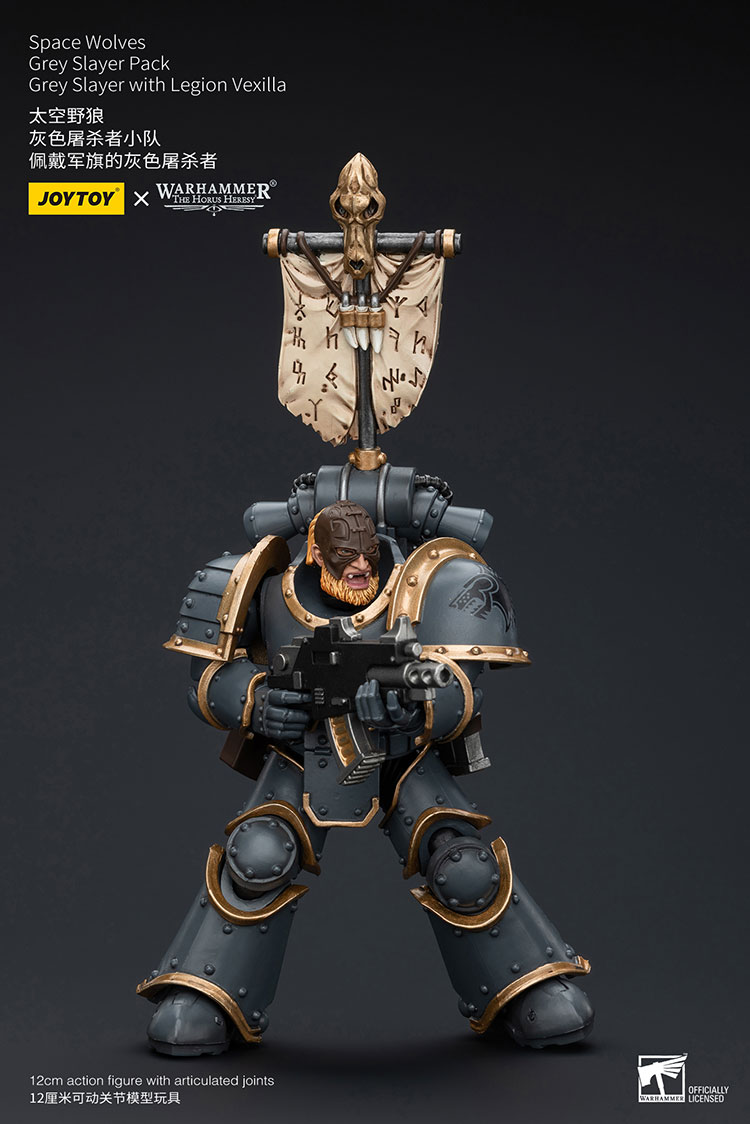 (JOYTOY) Space Wolves Grey Slayer Pack Grey Slayer With Legion Vexilla JT7509-1721903644-Mih1V.jpg