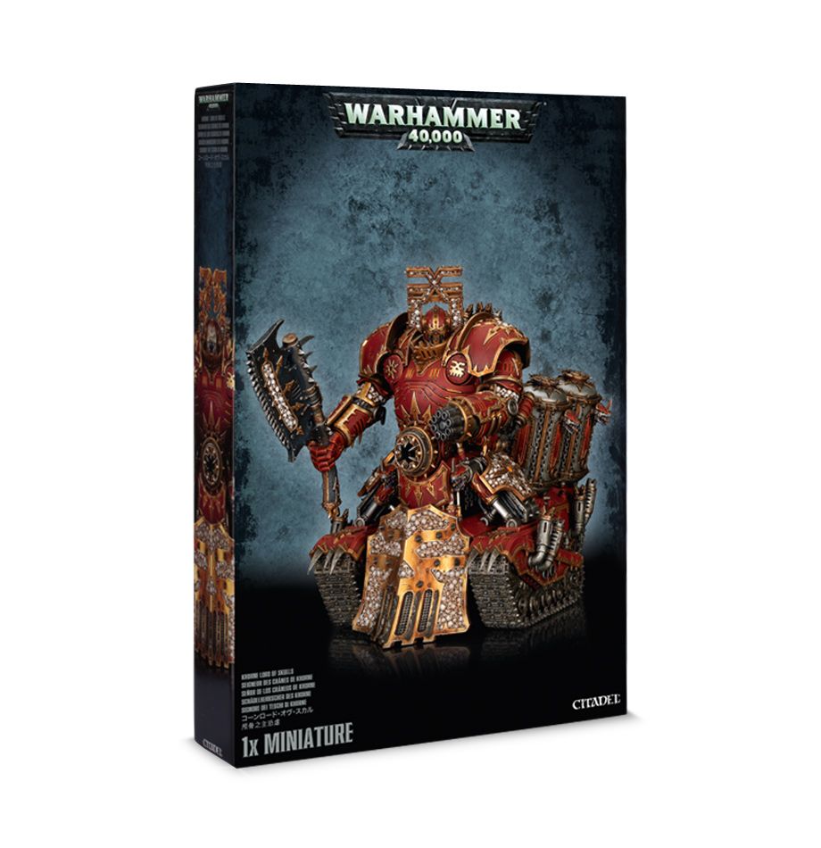 WARHAMMER 40K KHORNE LORD OF SKULLS