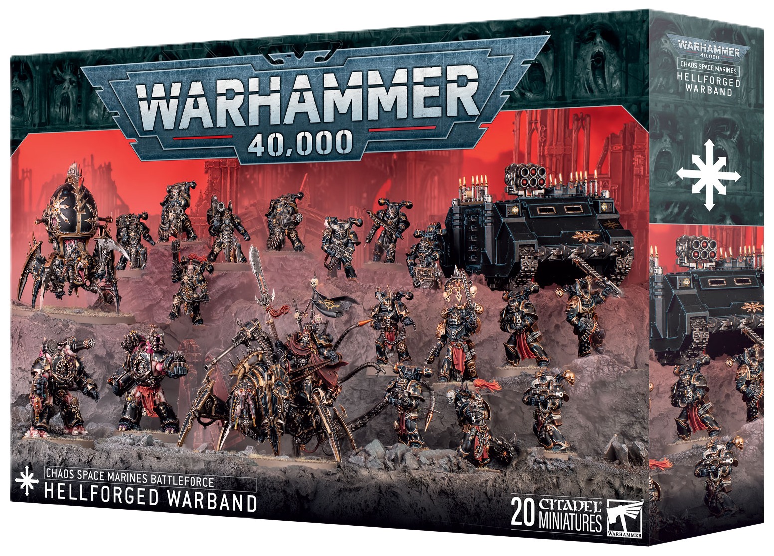 WARHAMMER 40K CHAOS SPACE MARINES: HELLFORGED WARBAND