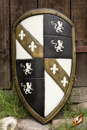 (Epic Armoury) Foam: Lion Shield - White/Gold